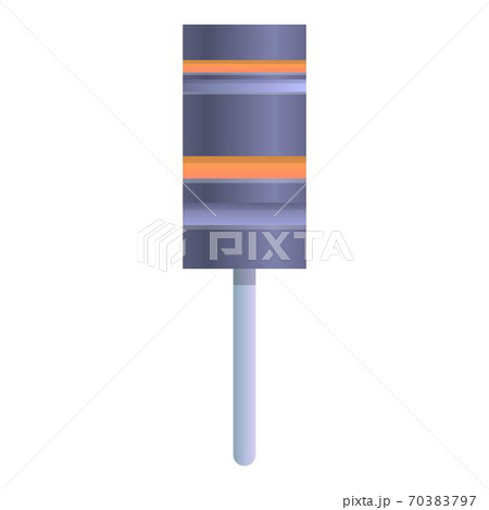 Graphic capacitor icon, cartoon style Graphic capacitor icon, cartoon style 70383797