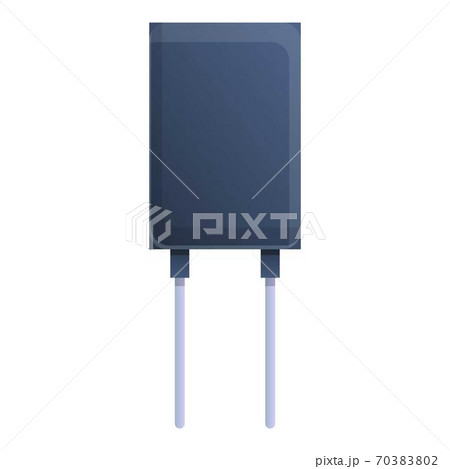 Network capacitor icon, cartoon style 70383802