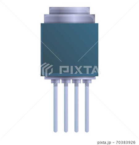 Transistor capacitor icon, cartoon style Transistor capacitor icon, cartoon style 70383926