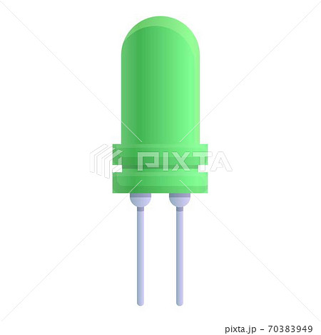 Resistor capacitor icon, cartoon style Resistor capacitor icon, cartoon style 70383949