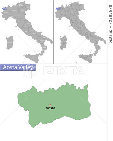 Aosta Valley is a region in northwest Italy 70385678