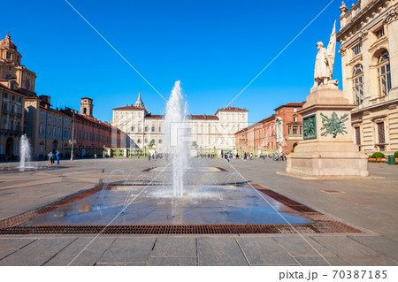Castle Square in Turin, Italy 70387185