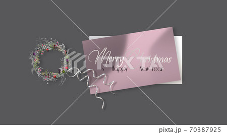 Christmas holiday background in luxury pink 70387925