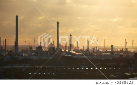 Dramatic Industrial Landscape 70388222