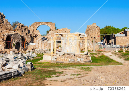 Tyche Temple in Side ancient city 70388262