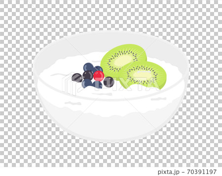 フルーツヨーグルトのイラストのイラスト素材 フルーツヨーグルトのイラストのイラスト素材