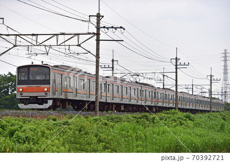 武蔵野線　南越谷－東川口　JR東日本　205系5000番台　M31編成（京葉） 70392721