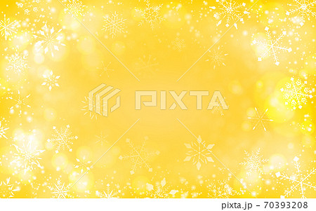雪の結晶の背景素材　クリスマスイメージ 70393208