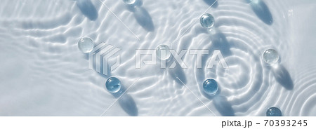 Abstract cosmetic water background for spa and moisturizing medical cosmetics 70393245