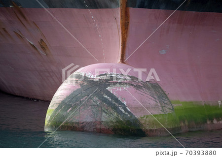 oil tanker ship prow 70393880