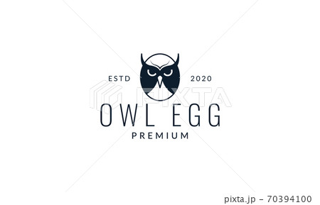egg owl modern logo vector illustration design 70394100