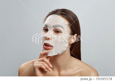 beautiful woman mask