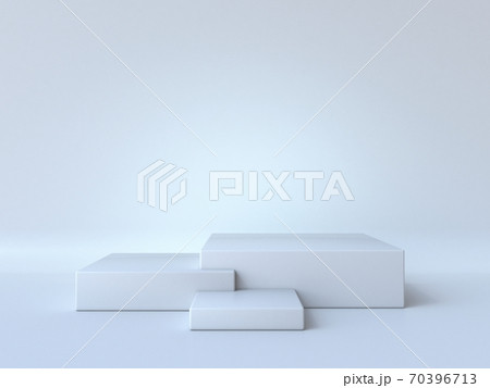 White cubes stage 3D White cubes stage 3D 70396713