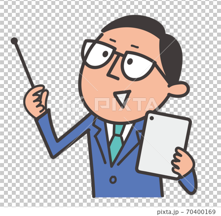 説明するビジネスマン 70400169
