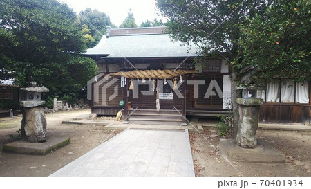 【神社】香川県　高屋神社　本宮　天空の鳥居 70401934