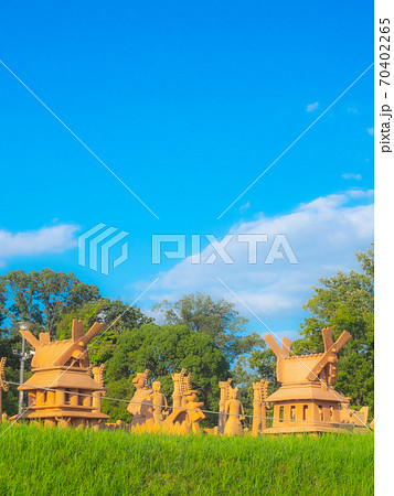 街中にある埴輪／今城塚古墳 70402265