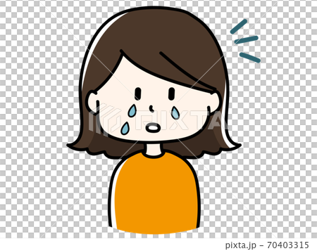 無意識に涙が出る 70403315