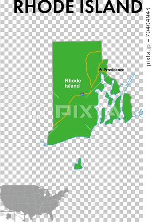 rhode island map clipart images