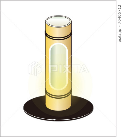 竹の置き行灯のイラスト 竹の置き行灯のイラスト 70405712