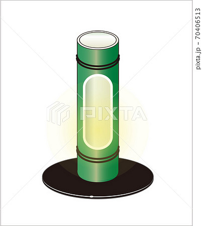 竹の置き行灯のイラスト 竹の置き行灯のイラスト 70406513