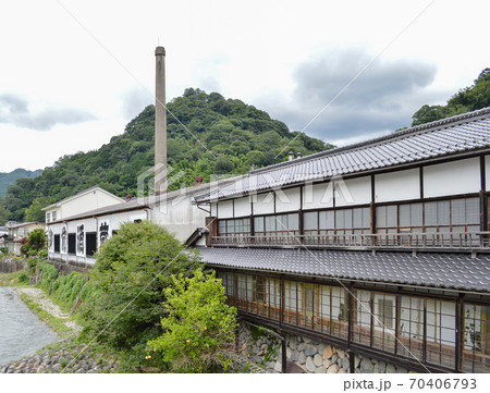 明治時代に建てられた ロケ地にも使われる 勝山の旧岡野家旅館 70406793