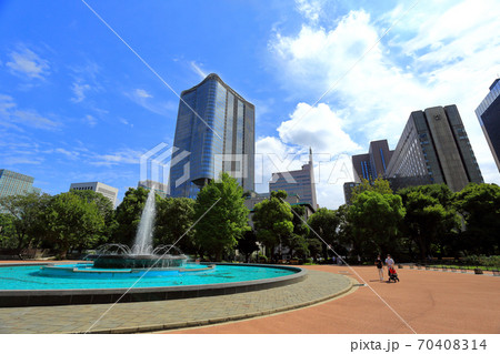 東京　日比谷公園　噴水広場 70408314