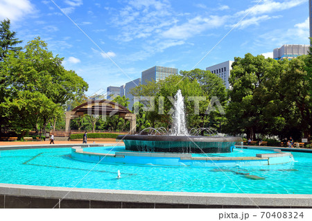 東京　日比谷公園　噴水広場 70408324