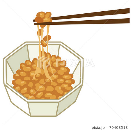 納豆のイラスト素材