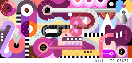 Music Instruments graphic illustration 70408877