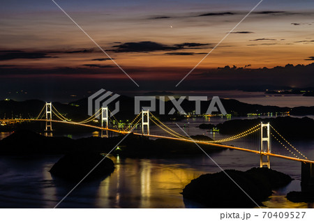 しまなみ海道マジックアワー 70409527