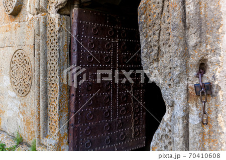 Kazbegi village Georgia 70410608