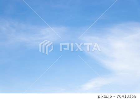 Clear blue color sky with white cloud background Clear blue color sky with white cloud background 70413358