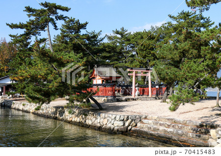 広島県 秋 宮島 清盛神社 広島県 秋 宮島 清盛神社 70415483