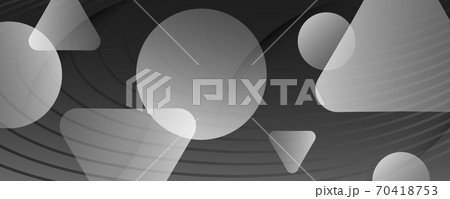 Black Digital Background. Flow 3d Layout. Vector  70418753