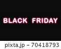 Black friday neon text effect style. 70418793