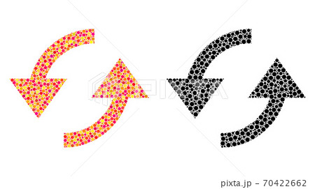 Dotted Refresh Mosaic Icons Dotted Refresh Mosaic Icons 70422662