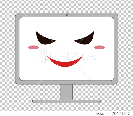 A computer with a suspicious laugh 70424107