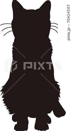 猫 シルエットのイラスト素材