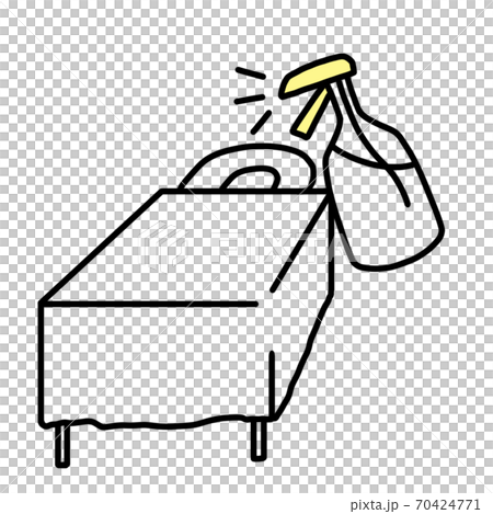 Bed disinfection yellow 70424771