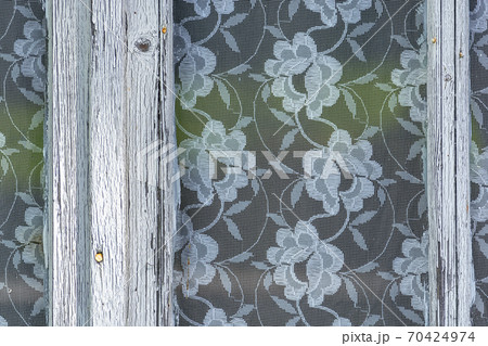 Tulle on the window. Tulle on the window. 70424974