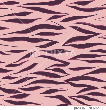 Seamless zebra pattern with wavy lines. 70426493