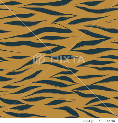 Seamless zebra pattern with wavy lines. 70426498