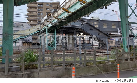 平沼橋駅　横浜市西区西平沼町　相模鉄道本線　橋上駅舎　駅番号はSO02 令和2年8月撮影 70429593