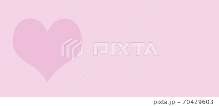 Valentine's day greeting card. Pink heart on pink background. space for text Valentine's day greeting card. Pink heart on pink background. space for text 70429603