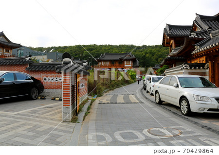 韓屋 韓屋村 風景 70429864
