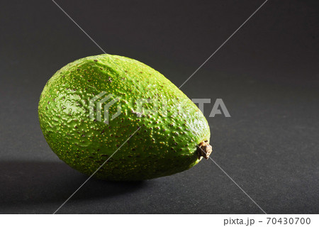 Fresh delicious avocado isolated on a black background 70430700