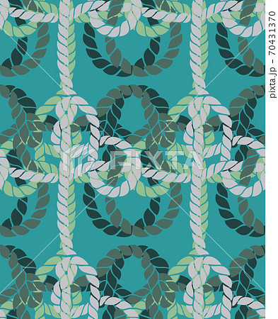Seamless marine rope knot pattern. Seamless marine rope knot pattern. 70431370