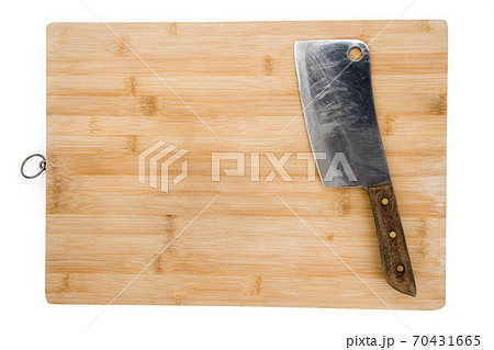 Cutting Board and Kitchen Knife 70431665