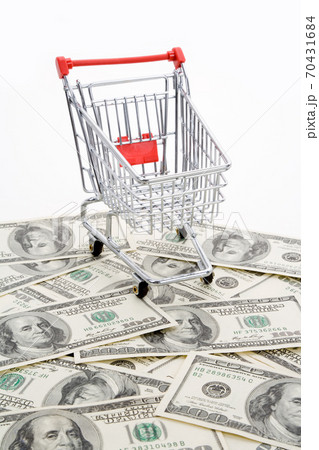 Shopping Cart and dollar 70431684