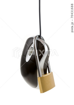 Lock and Computer Mouse 70431688